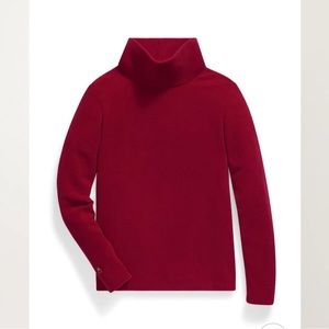 Dudley Stephens Greenpoint Turtleneck in Vello Fleece (Burgundy), size large